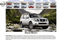 Desktop Screenshot of nissanmexico.net